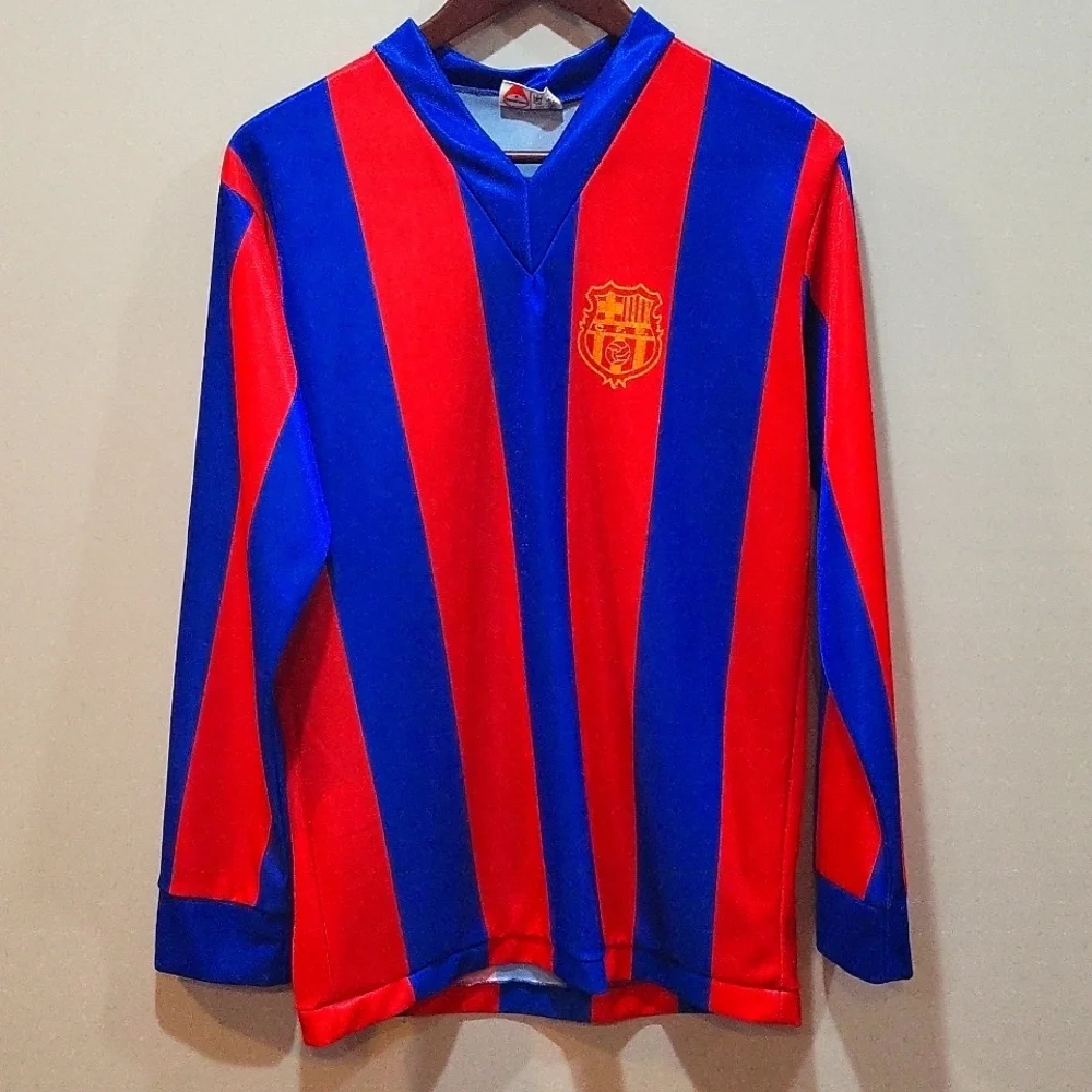 Vintage Barcelona jersey futbol football soccer when Barcelona was C.F.B… - Picture 1 of 9
